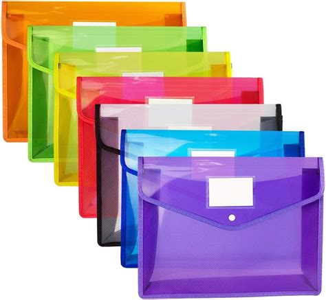 plastic pocket folders